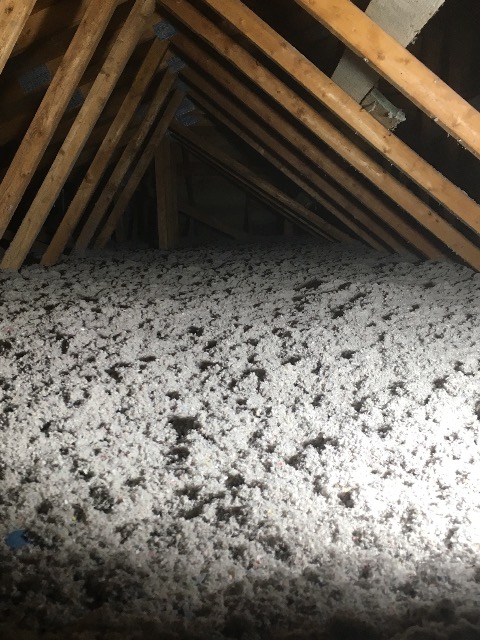 damaged attic insulation damaged attic insulation
